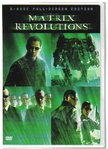 MATRIX REVOLUTIONS (DVD) 2-disc, fullscreen, stunning final war with the... - $5.49