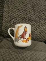 Vintage Disney World Parks Lady And The Tramp Coffee Mug Tea Cup Dogs Cats Cute - £10.28 GBP
