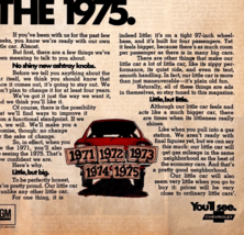 1971 Chevrolet 1975 Advertisement Vintage Automobilia Classic Cars F15O - $24.99