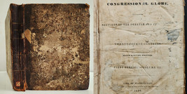 1836 And 37 Antique Slavery Indian Ohio Boundaries Etc Congressional Globe Bound - £98.88 GBP