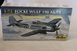 1/72 Scale Heller, Focke Wulf 190 A8/F3 Airplane Model Kit #80235 BN Open Box - £33.65 GBP