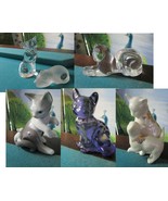 Lenox Jewel Crystal Cats Preen &amp; Serene,Playtime, Lladro Fenton Jo Lynch... - $117.60 CAD