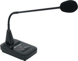 The Rockville Ch-Mic70 Push To Talk Commercial Gooseneck Paging Microphone With - £49.52 GBP