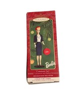 Hallmark Keepsake Commuter Set Barbie Ornament &amp; Hatbox 2000 Collectors ... - $435.23 MXN