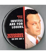 Wedding Crashers Movie Pin Back Button Pinback Vince Vaughn - €8,68 EUR