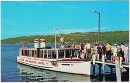 Postcard Captain Bill&#39;s Lake Ride Watkins Glenn New York Finger Lakes Seneca - £3.87 GBP