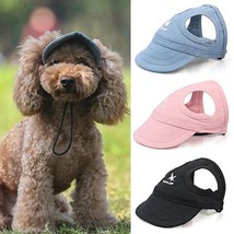 Pet Baseball Caps Cute Dog Sun Hats Puppy Wear-resistant Peaked Cap Summ... - £6.55 GBP+