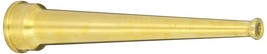 Dixon Valve BN10 Brass Fire Equipment, Plain Hose Nozzle, 1", 5/16" Orifice - $54.99
