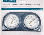 La Crosse Analog Wired Indoor Navy Hygrometer and Thermometer Weather St... - $12.00