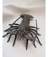 Vintage Brass Lobster Crawfish Crayfish Crustacean Prawn Figure Paperwei... - $33.65