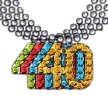 Halcyon Days Assorted Charms Necklace Set of 12 Unlit Beads - $707.64 MXN