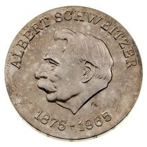 1975 Germany - Democratic Republic 10 Mark, Albert Schweitzer KM# 56 - €65,14 EUR