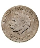 1975 Germany - Democratic Republic 10 Mark, Albert Schweitzer KM# 56 - €65,14 EUR