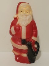 Vintage Empire Blow Mold Plastic 13.5" Tall Santa Claus - 1968 - £56.25 GBP