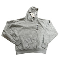 Hoodies Sweatshirt Mens Sz XL Heavy Gray Ties Pullover VTG Williams Bay NWT - £11.55 GBP