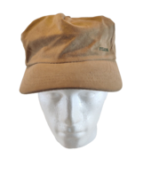Filson Tin Cloth Insulated Cap Hat Waxed Cotton Wool Earflaps Tan Quilte... - $39.99