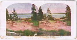 Stereo View Card Stereograph Paint Pots Yellowstone Park - $4.94