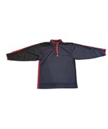 VTG Air Jordan Bred Men’s L Iridescent Long Sleeve 1/4 Zip Nylon Black R... - €33,46 EUR