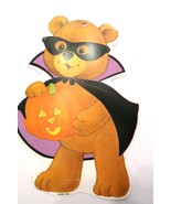 Vtg Eureka HALLOWEEN DieCut Paper Decoration Bear Mask Cape Costume JOL ... - $186.58 MXN