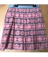 Studio M Lace Overlay Skirt Khaki/Peach Size XS  New - $24.88