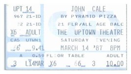 John Cale Concert Ticket Stub March 14 1987 St.Louis Missouri - $39.59