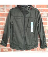 Free Country Tech Fleece Jacket Coat Men&#39;s L or XXL Olive Green - £29.23 GBP