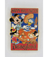 Disney 2001 Happy Halloween Mickey&#39;s Nephews Carving A Pumpin W/ Donald ... - £14.30 GBP