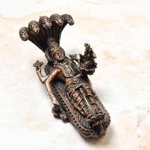 1.3 inches, Copper Handmade Ranganatha Swamy Idol, 110 Grams, Patina Ant... - £71.23 GBP