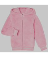 Wonder Nation Girls Sherpa Full Zip Hoodie Size SMALL 6-6X Pink Metallic... - $367.59 MXN