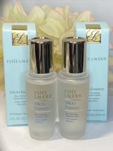 X 2 Estee Lauder Micro Essence Skin Activating Treatment Lotion .5oz = 1oz 30ml - £7.74 GBP