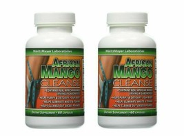 2 pack Pure African Mango Weight Loss Aid Natural Detox Formula Colon Cleanse - £8.22 GBP