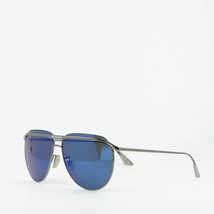 BALENCIAGA BB0140S 002 Ruthenium/Blue 62-13-145 Sunglasses New Authentic - £184.43 GBP