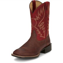 Justin Boots men's 11" zeke wide square toe boots size 10D - €100,63 EUR