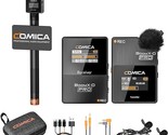 comica BoomX-D2 PRO 2.4G Professional Wireless Lavalier Lapel Microphone... - $331.99