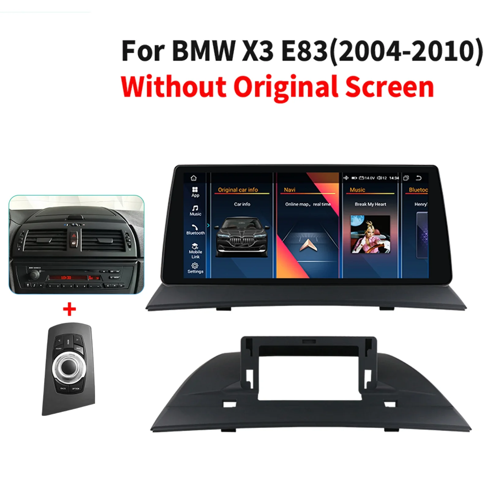 8G+256GB Android 12 Car Radio for BMW X3 E83 2004-2010 Multimedia Video Player - £293.65 GBP+