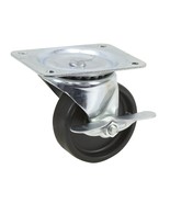 Colson 4x1-1/4&quot; Swivel Plate Caster with Brake Load Capacity 350 lbs - $34.74