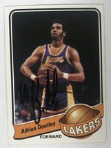 Adrian Dantley Signed Autographed 1979 Topps Baseball Card - Los Angeles... - £19.98 GBP