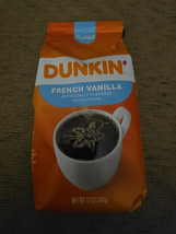 Dunkin French Vanilla Ground Coffee, 12oz Bag (YY15) - $13.10