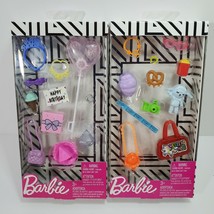 Lot of 2 sets Barbie Accessories Happy Birthday and Weekend Mode Purses Balloon - £11.04 GBP