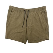 Eddie Bauer Men&#39;s UPF 50 Quick Dry Woven Tech Pull-On Shorts Ermine - Size XXL - £13.13 GBP