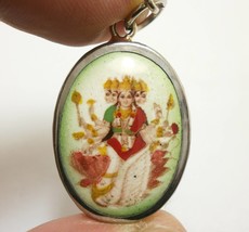 Maa Gayatri Savitri Vedamata mother of Vedas Saraswati consort of Lord Brahma Hi - £23.71 GBP