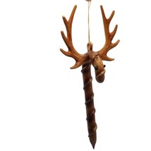Moose Candy Cane Christmas Ornament Reindeer Deer Woodland Forest Animals Xmas - £12.13 GBP