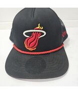 Miami Heat Snap Back Hat Black Red NBA Basketball New Era Rope Hardwood ... - $27.82 CAD