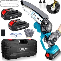 Mini Chainsaw, 6 Inch Electric Chainsaw Cordless,Rechargeable Battery Po... - €36,46 EUR