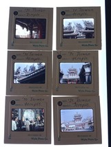 6 1970 35mm Slide Taiwan Temple VTG  - £15.42 GBP