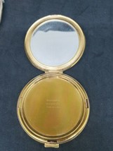 Richard Hudnut Oro Tonalità Specchio Compatto Sole Raggio Design Firmato W/Bag - £22.82 GBP