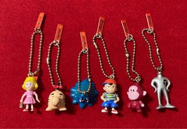 Mother 2 EarthBound Mini Figure Keychain Lot of 6 Complete Starman Coca ... - $123.59