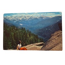 Postcard Great Western Divide Sequoia National Park California Chrome Po... - £6.75 GBP