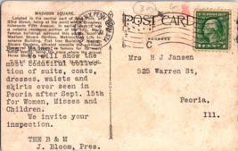 Vtg Postcard Madison Square New York City, N.Y. Postmarked 1915 - £5.32 GBP
