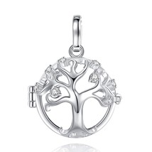 18mm Fashion Crystal Tree of Life Cage Harmony Ball Chime Bell Pendant Angel Cal - £22.10 GBP